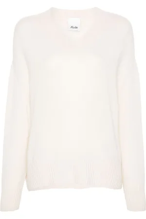 Allude Kaschmirpullover mit V-Ausschnitt