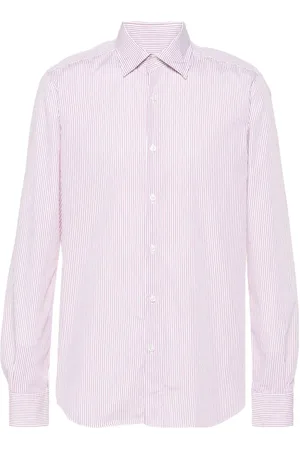 Glanshirt Gestreiftes Hemd