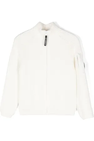 C.P. Company Cardigan mit Linsen-Detail