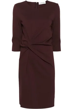 Lanvin Drapiertes Midikleid