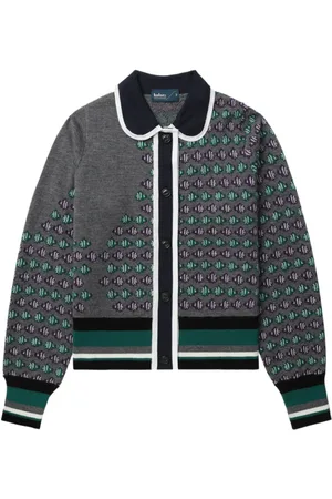 Kolor Cardigan mit Intarsienmuster