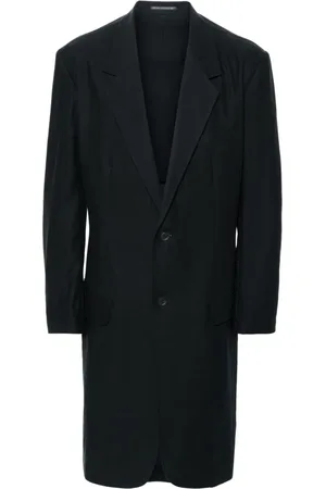 YOHJI YAMAMOTO Mantel mit grafischem Print
