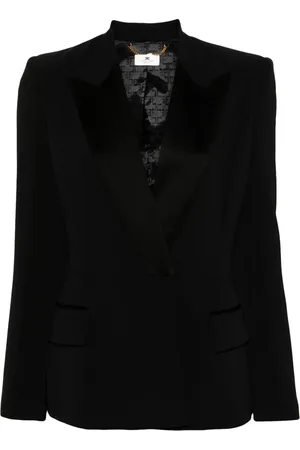 Elisabetta Franchi Doppelreihige Kreppjacke