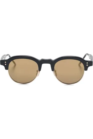 Thom Browne Sonnenbrille mit rundem Gestell