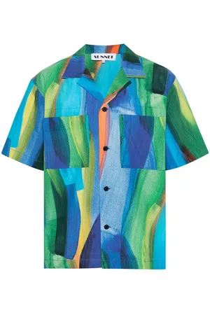 SUNNEI Hemd mit abstraktem Print