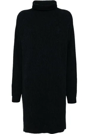 LEMAIRE Maxikleid mit Stehkragen
