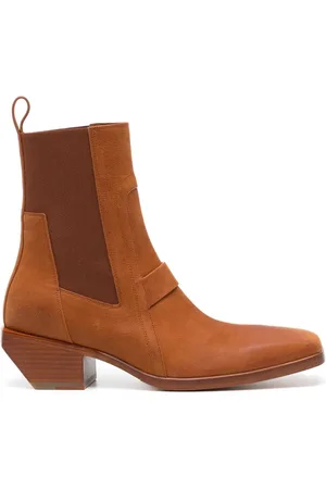 Rick Owens Knöchelhohe Lederstiefel