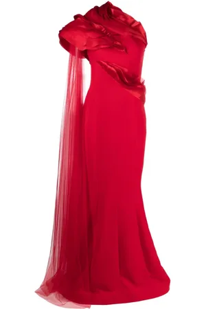 Gaby Charbachy Drapierte One-Shoulder-Robe