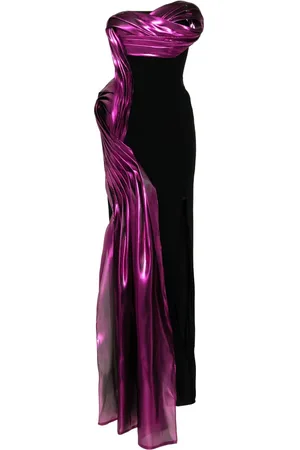 Gaby Charbachy Metallic-Abendkleid