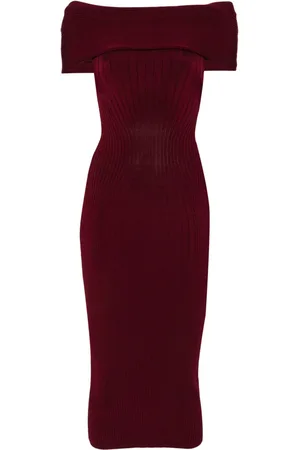MUGLER Schulterfreies Kleid