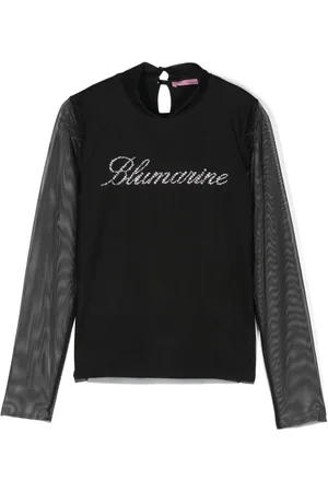MISS BLUMARINE T-Shirt mit Logo-Verzierung