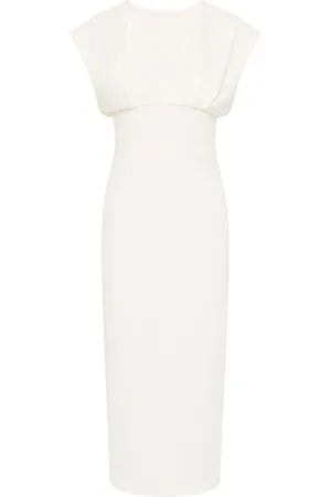 RACHEL GILBERT Maggie Midikleid mit drapiertem Detail