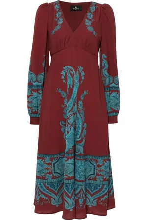Etro Midikleid mit Paisleymuster