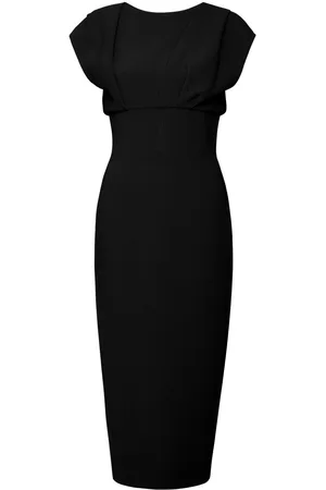RACHEL GILBERT Maggie Midikleid mit drapiertem Detail