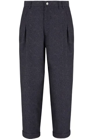 Giorgio Armani Schmal zulaufende Cropped-Hose