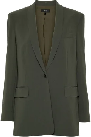 THEORY Gestreifter Admiral Krepp-Blazer