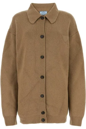 Prada Biscuit Cardigan aus Kaschmir