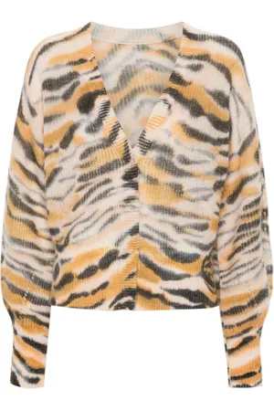 Twin-Set Cardigan mit Tiger-Print