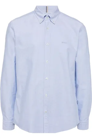 HUGO BOSS Hemd mit Logo-Stickerei