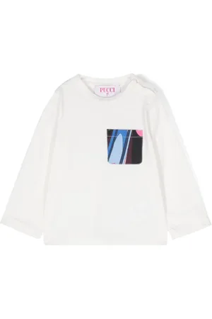 PUCCI Junior T-Shirt mit Vivara-Print