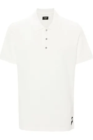 Fendi Poloshirt mit FF-Prägung