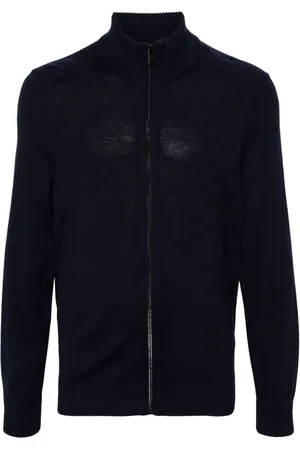 HUGO BOSS Cardigan mit Logo-Stickerei