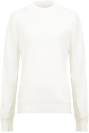 Maison Margiela Pullover mit geripptem Saum