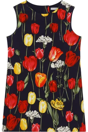 Dolce & Gabbana Kleid mit Tulpen-Print