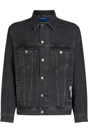 Karl Lagerfeld Jeansjacke mit Tokyo-Print