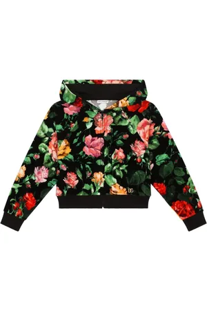Dolce & Gabbana Hoodie mit Rosen-Print