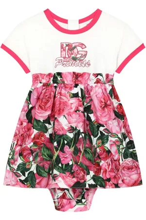 Dolce & Gabbana Kleid mit Rosen-Print