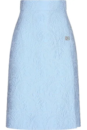 Dolce & Gabbana Midirock aus Brokat in A-Linie