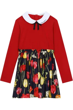 Dolce & Gabbana Kleid mit Tulpen-Print