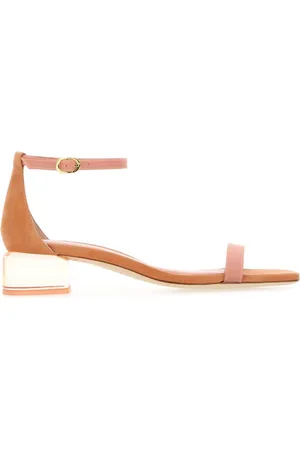 Stuart Weitzman Lucite NudistCurve Sandalen 35mm