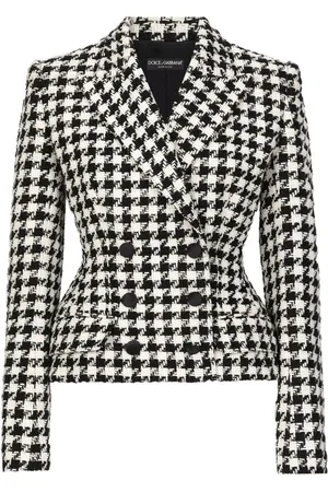Dolce & Gabbana Doppelreihiger Blazer mit Karomuster