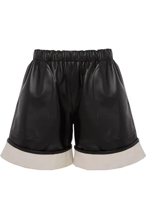 J.W.Anderson Ledershorts mit Kontrastsaum