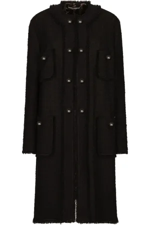 Dolce & Gabbana Einreihiger Boucle-Mantel