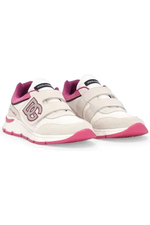 Dolce & Gabbana Klettverschluss-Sneakers mit DG-Applikation
