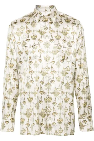 Givenchy Seidenhemd mit Chandelier-Print
