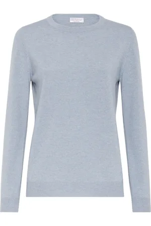 Brunello Cucinelli Kaschmirpullover mit rundem Ausschnitt