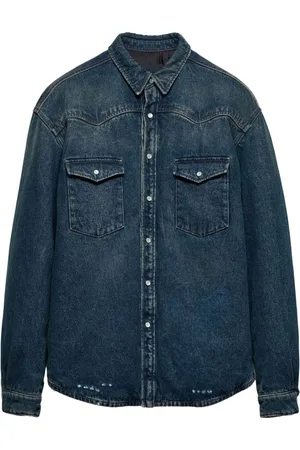 Prada Wattiertes Jeanshemd