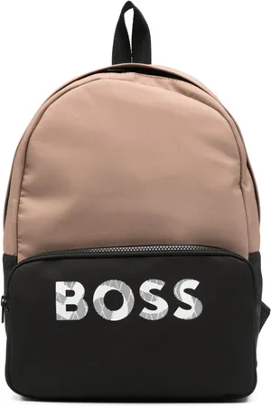 HUGO BOSS Rucksack aus Canvas mit Logo-Print