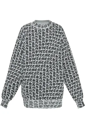 Vetements Pullover mit Logo-Intarsie