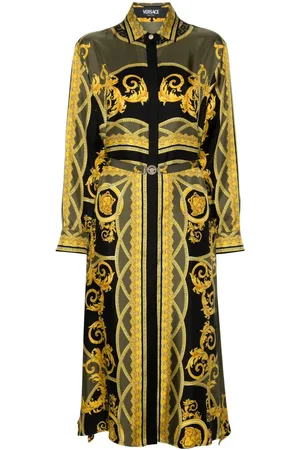 VERSACE La Coupe des Dieux Seidenhemdkleid