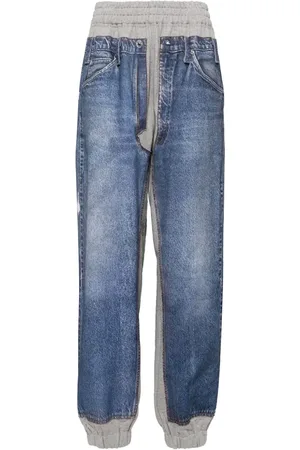 pushBUTTON Jogginghose mit Jeans-Print