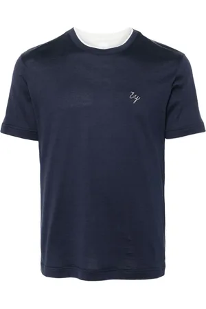 ELEVENTY T-Shirt mit Logo-Stickerei