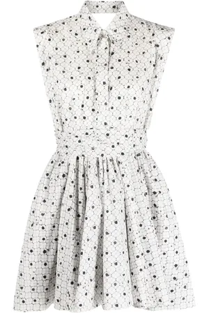 Serafini Kleid mit grafischem Print