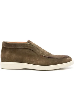 santoni Stiefel aus Wildleder