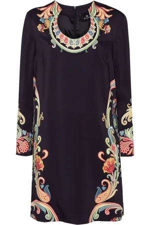 Etro Midikleid mit Blumen-Print