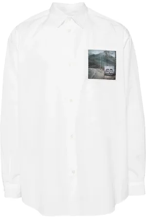UNDERCOVER Hemd mit Logo-Patch